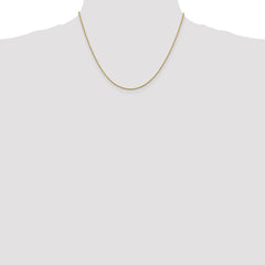 14K Yellow Gold 1.05mm Box Chain