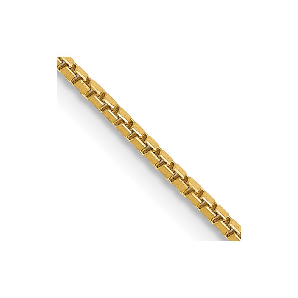 14K Yellow Gold 1.05mm Box Chain
