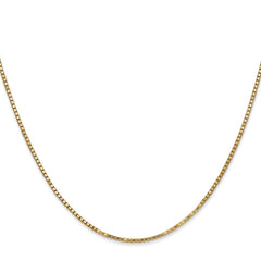 14K Yellow Gold 1.3mm Box Chain