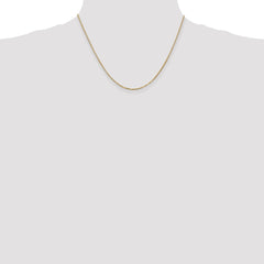14K Yellow Gold 1.3mm Box Chain