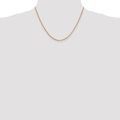 14K Yellow Gold 1.9mm Box Chain