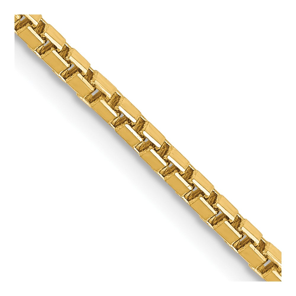 14K Yellow Gold 1.9mm Box Chain