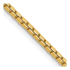 14K Yellow Gold 1.9mm Box Chain