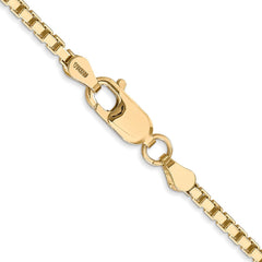 14K Yellow Gold 2.5mm Box Chain
