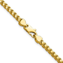 14K Yellow Gold 3mm Franco Chain