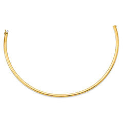 14K Yellow Gold 6mm Lightweight Omega Chain