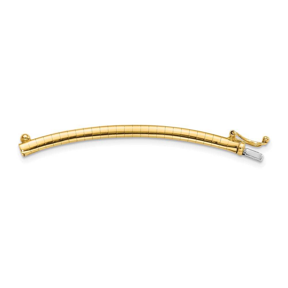 14K Yellow Gold 3mm Omega Extender 2in Extender Chain