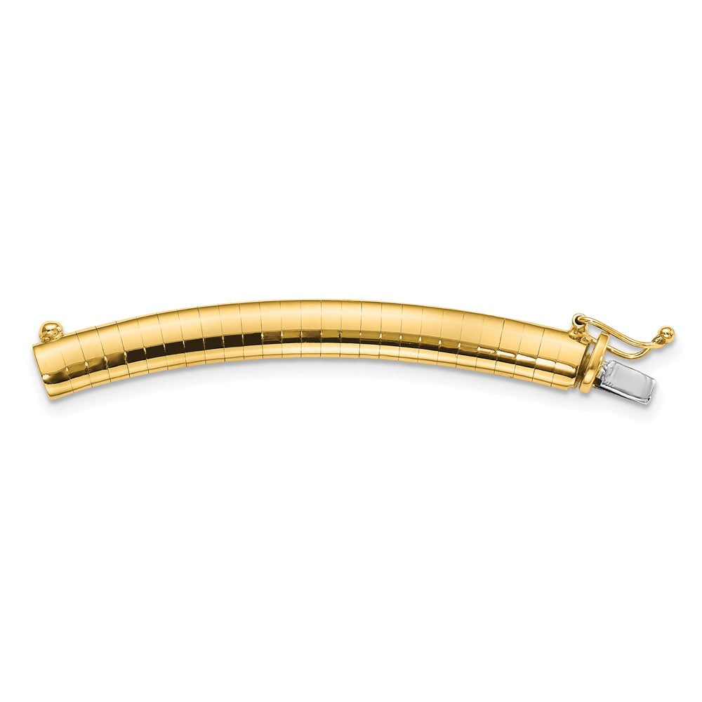 14K Yellow Gold 6mm Omega Extender 2in Extender Chain