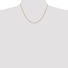 14K Yellow Gold 1.0mm Octagonal Snake Chain