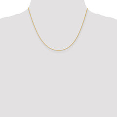 14K Yellow Gold 1.1mm Baby Rope Chain