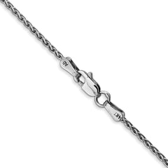 14K White Gold 1.5mm Parisian Wheat Chain