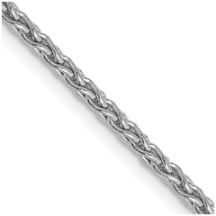 14K White Gold 1.75mm Parisian Wheat Chain