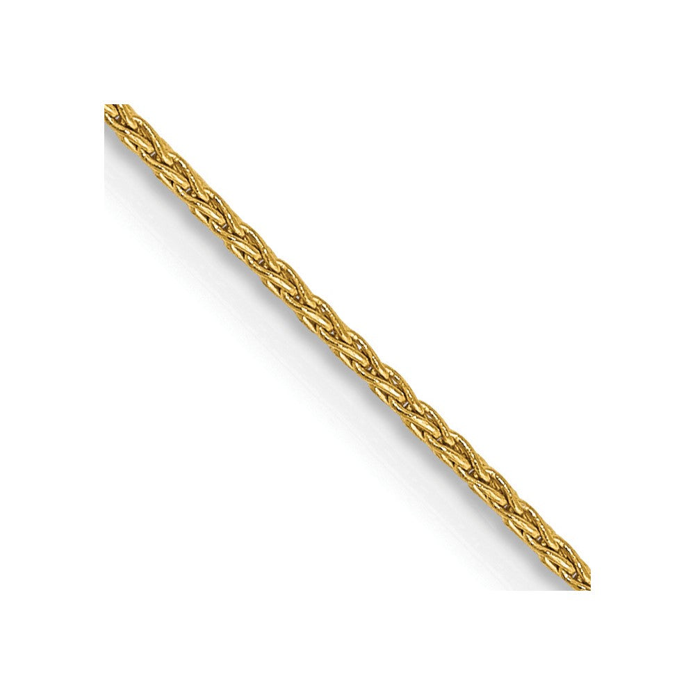 14K Yellow Gold 1mm Parisian Wheat Chain