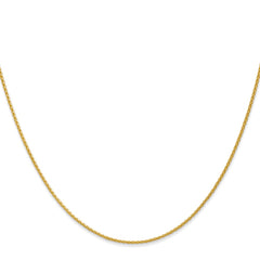 14K Yellow Gold 1.2mm Parisian Wheat Chain
