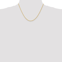 14K Yellow Gold 1.5mm Parisian Wheat Chain