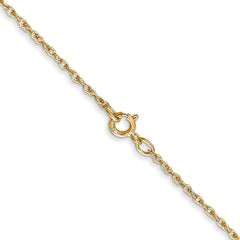 14K Yellow Gold 0.8mm Light-Baby Rope Chain
