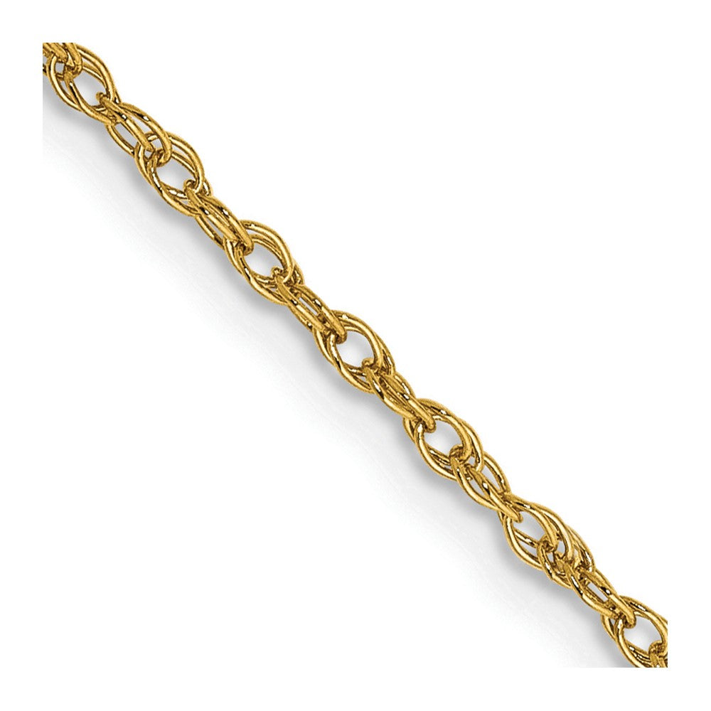 14K Yellow Gold 1.3mm Heavy-Baby Rope Chain