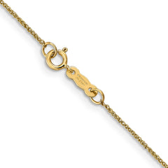 14K Yellow Gold 0.70mm Ropa Chain