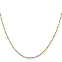 14K Yellow Gold 1.1mm Ropa Chain