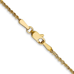 14K Yellow Gold 1.7mm Ropa Chain