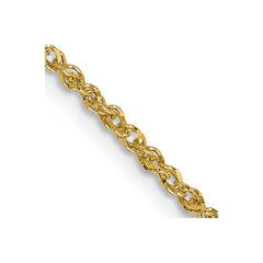 14K Yellow Gold 1.7mm Ropa Chain