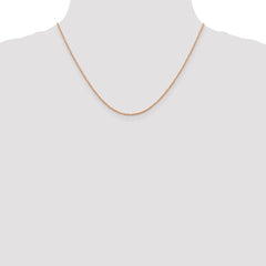 14K Rose Gold 1.1mm Ropa Chain