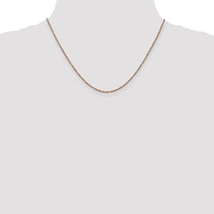 14K Rose Gold 1.7mm Ropa Chain