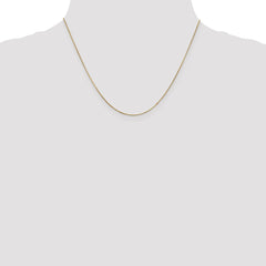 14K Yellow Gold 0.65mm Round Snake Chain