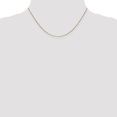 14K Yellow Gold 0.8mm Round Snake Chain