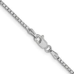 14K White Gold 1.5mm Box Chain