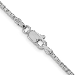 14K White Gold 1.9mm Box Chain