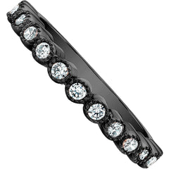 925 Sterling Silver CZ Band Ring