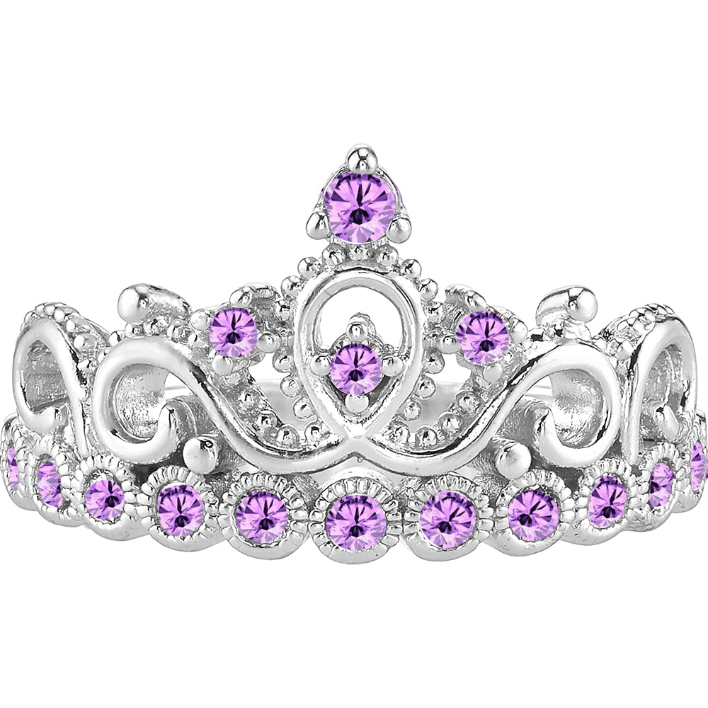 18K Gold Princess Crown Ring