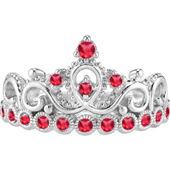 18K Gold Princess Crown Ring