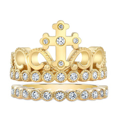 Silver Crown Rings