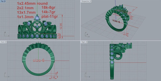 Jewelry CAD Design, Custom Jewelry Making