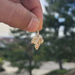 10K, 14K or 18K Gold Starfish Wish Fish Pendant