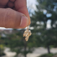 10K, 14K or 18K Gold Starfish Wish Fish Pendant