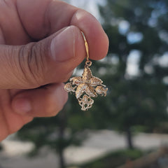 10K, 14K or 18K Gold Starfish Wish Fish Pendant