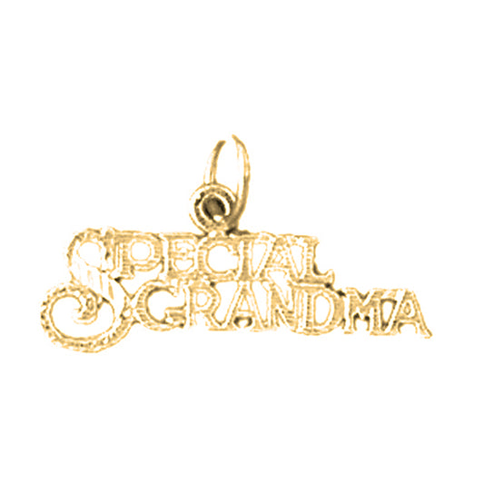 14K or 18K Gold Special Grandma Pendant