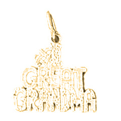 14K or 18K Gold #1 Great Grandma Pendant