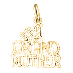 14K or 18K Gold #1 Grand Mother Pendant