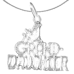 14K or 18K Gold #1 Granddaughter Pendant