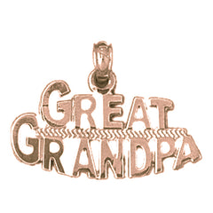 14K or 18K Gold Great Grandpa Pendant