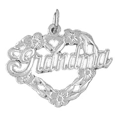 14K or 18K Gold Grandma Pendant