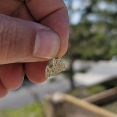 14K or 18K Gold I Love My Grandma Pendant