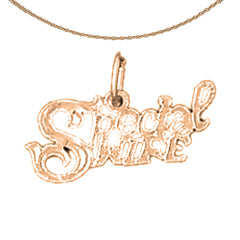 14K or 18K Gold Special Wife Pendant