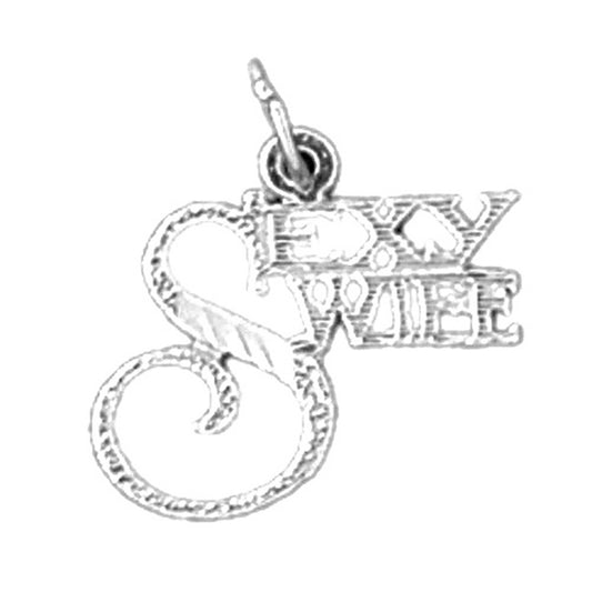 14K or 18K Gold Sexy Wife Pendant