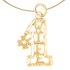 14K or 18K Gold #1 Wife Pendant