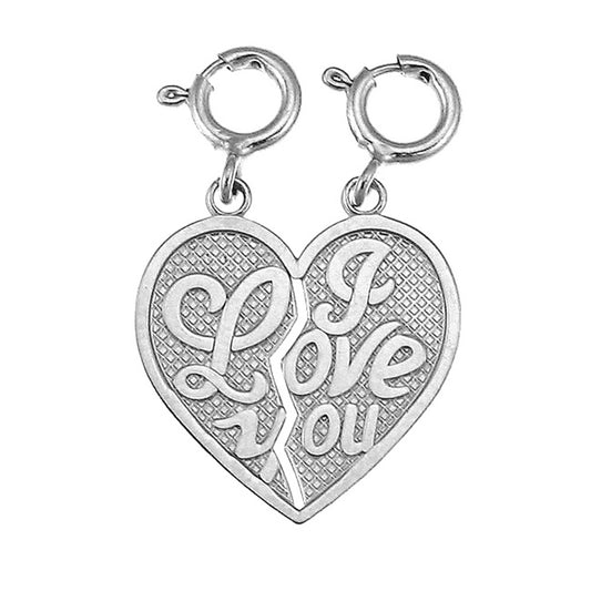 14K or 18K Gold I Love You Pendant